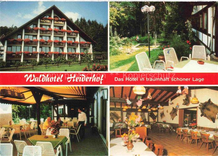 Obersteinebach Waldhotel Heiderhof Restaurant Gartenterrasse