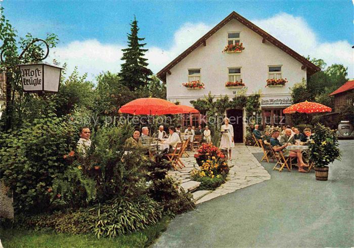 BAD WoeRISHOFEN Gaststaette Zum Mostkruegle Gartenterrasse