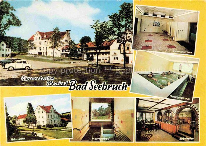Bad Seebruch Vlotho Kursanatorium Moorbad Gymnastikraum Bewegungsraum Moortretba