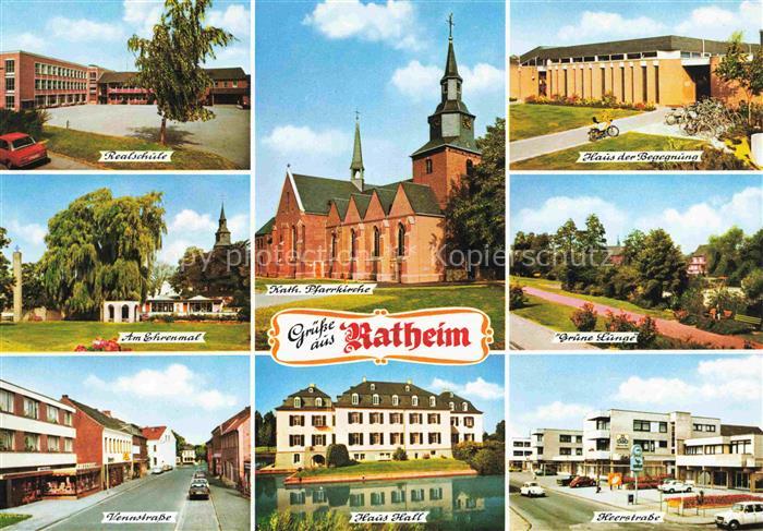 Ratheim Hueckelhoven Realschule Kirche Haus der Begegnung Ehrenmal Gruene Lunge