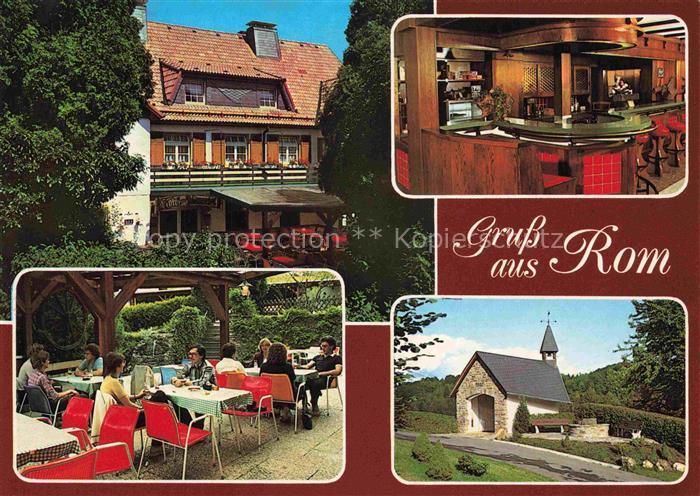 Rom Morsbach Hotel zum Roemertal Theke Terrasse Kirche