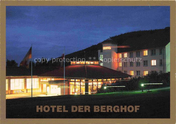 Luisenthal Thueringen Hotel der Berghof Nachtaufnahme