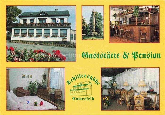 Catterfeld Leinatal Thueringen Gaststaette Pension Schillershoehe Gaststube Frem