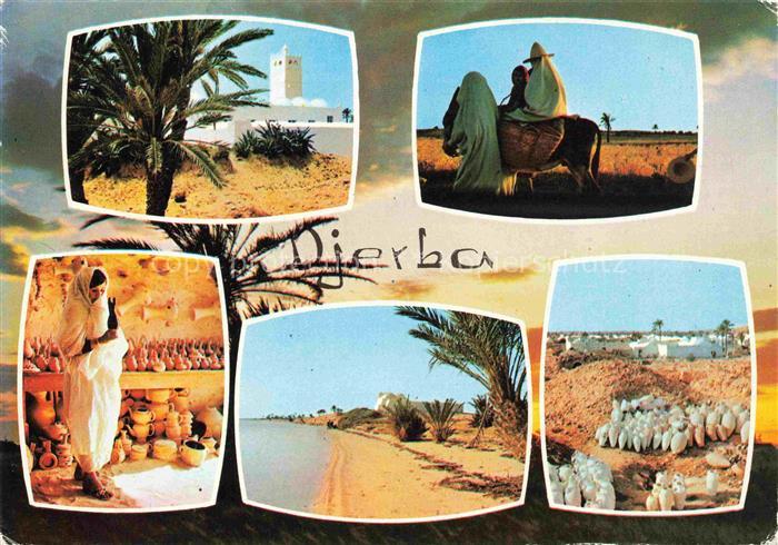 Djerba Jerba Tunesie Teilansichten Strand