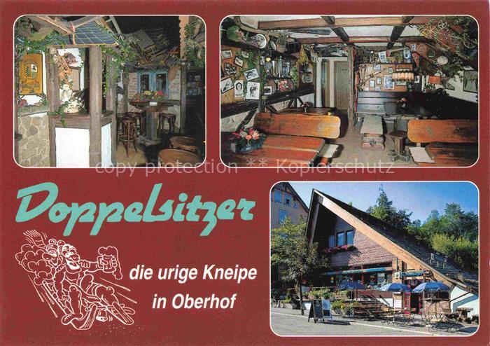 Oberhof  Thueringen Die urige Kneipe Doppelsitzer Gastraeume