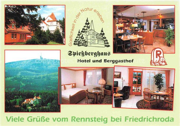 Finsterbergen Bad Gotha Thueringen Hotel Berggasthof Spiessberghaus am Rennsteig