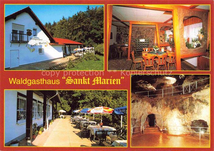 Friedrichroda Thueringen Waldgasthaus Sankt Marien an der Marienglashoehle