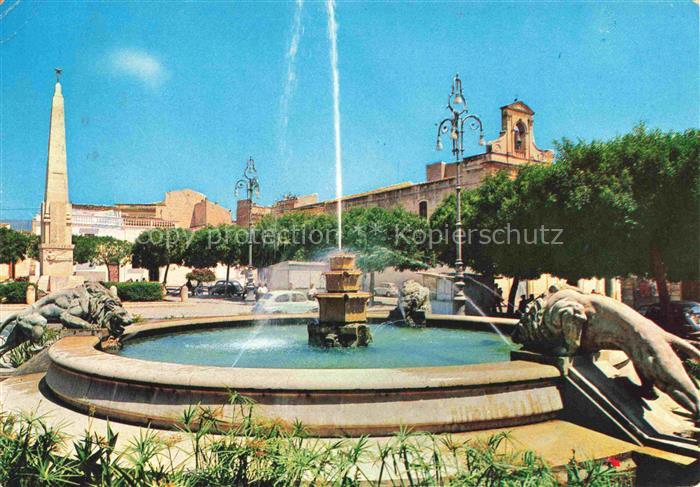 avola Syrakus Siracusa Sicilia IT Fontana Piazza Vittorio Veneto