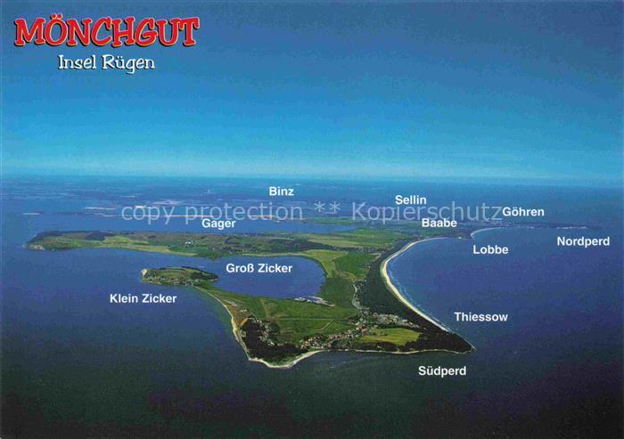 Moenchgut Ruegen Fliegeraufnahme