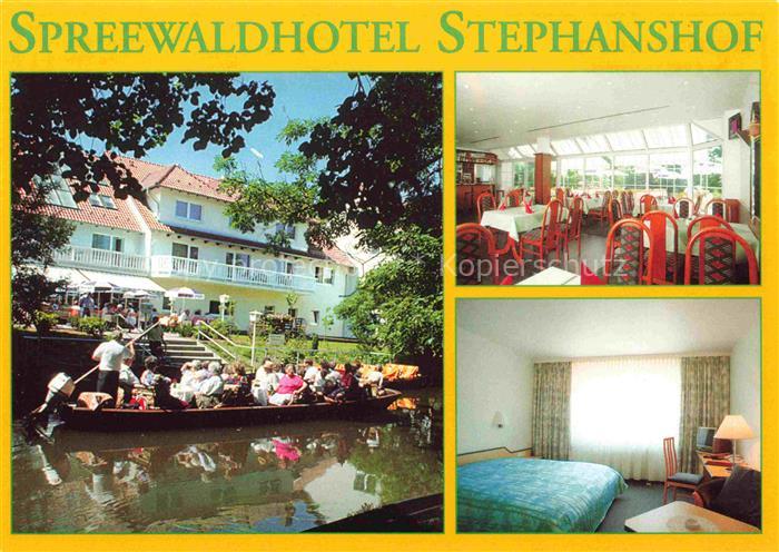 Luebben Spreewald Spreewaldhotel Stephanshof Restaurant Fremdenzimmer Kahnfahrt