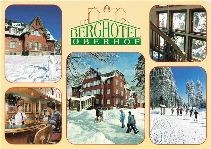 Oberhof  Thueringen Berghotel Oberhof Wintersport Thueringer Wald Skilanglauf