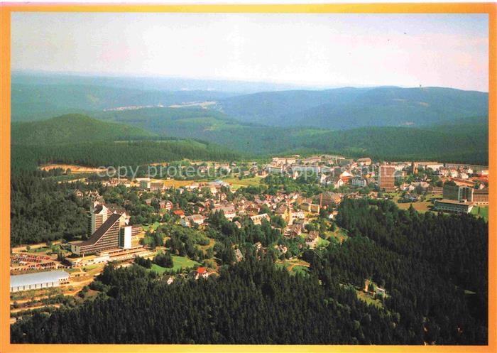 Oberhof  Thueringen Panorama Thueringer Wald