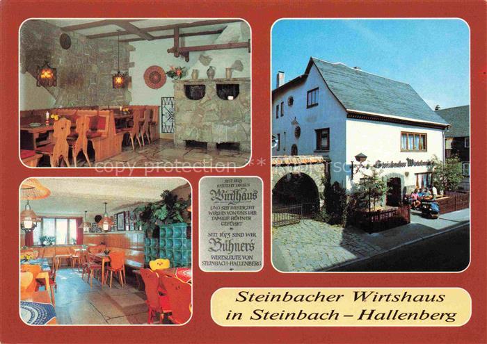 Steinbach Hallenberg Steinbacher Wirtshaus Gastraum Kamin