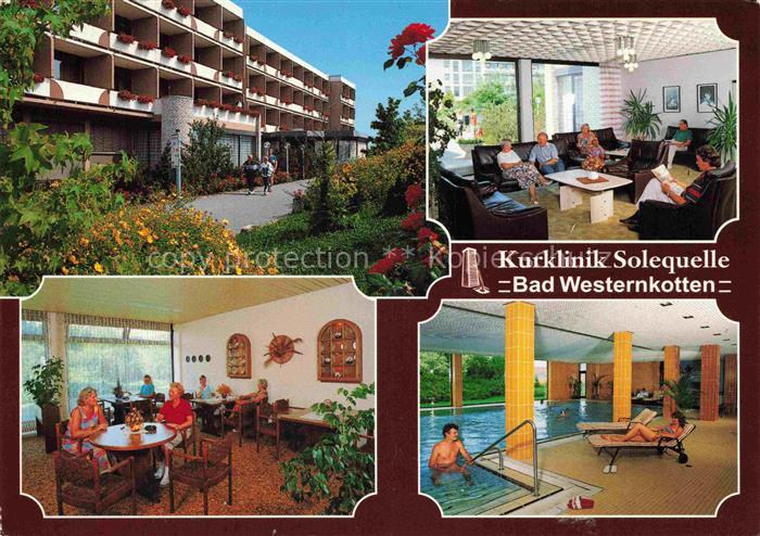 Bad Westernkotten Kurklinik Solequelle Gastraum Aufenthaltsraum Hallenbad