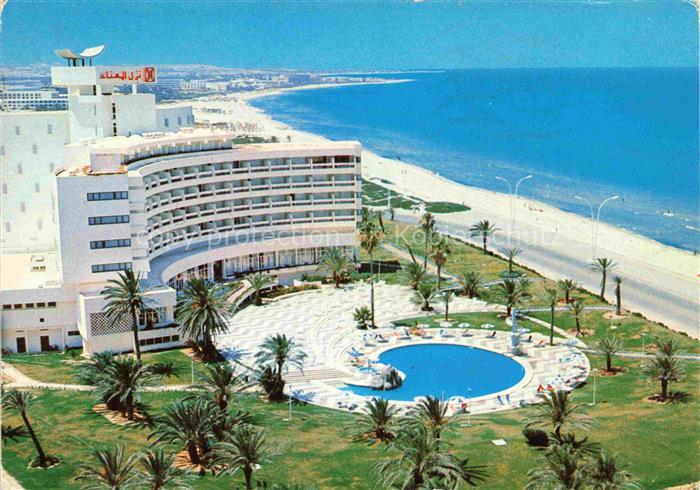 SOUssE  Tunesie Hôtel El Hana et la plage vue aérienne