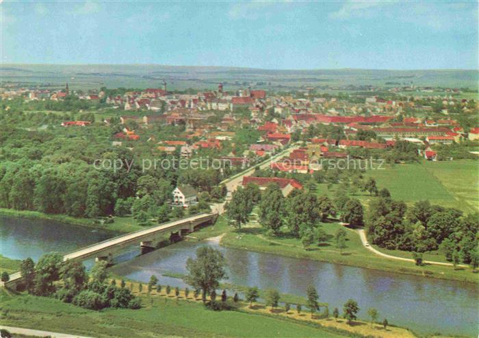 Dillingen Donau Fliegeraufnahme