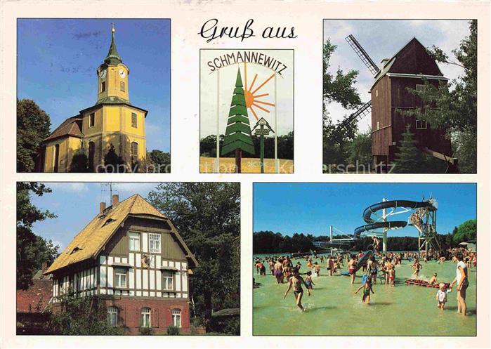 Schmannewitz Dahlen Sachsen Kiche Fachwerkhaus Freizeitbad Muehle