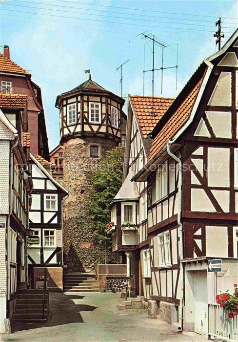 Lauterbach Heldenstein Am Ankerturm Altstadt Fachwerkhaeuser