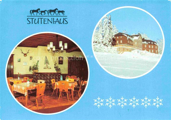 Schmiedefeld Rennsteig Thueringen Stutenhaus Einrichtung der Carl-Zeiss-Stiftung