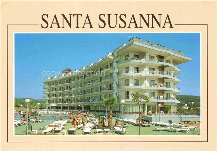 Santa Susanna Barcelona ES Hotel Mercury Ferienanlage Swimming Pool