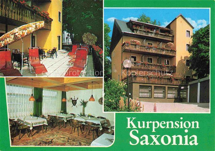 BAD STEBEN Kurpension Saxonia Gastraum Terrasse