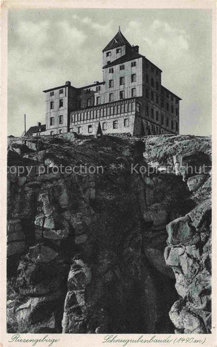 Schneegrubenbaude Riesengebirge PL Bergbaude im Riesengebirge