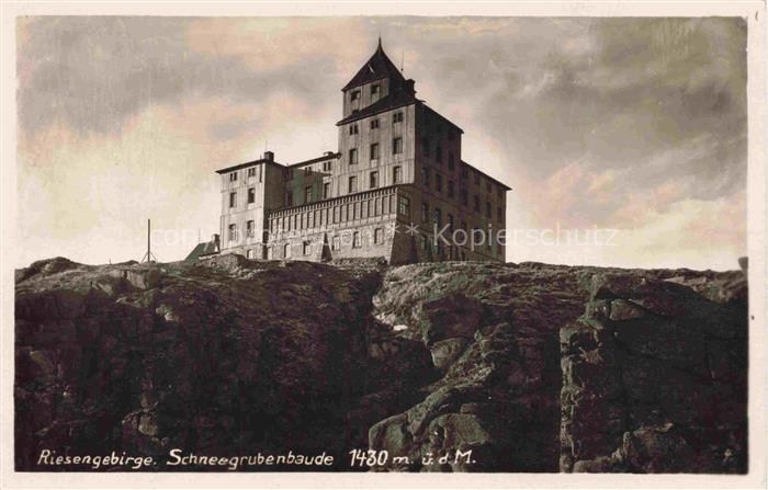 Schneegrubenbaude Riesengebirge PL Bergbaude im Riesengebirge