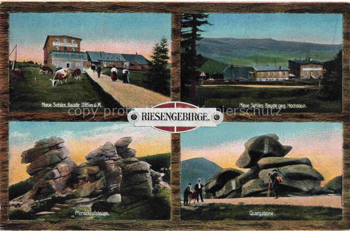 Schreiberhau Szklarska Poreba Riesengebirge PL Neue Schlesische Baude Hochstein