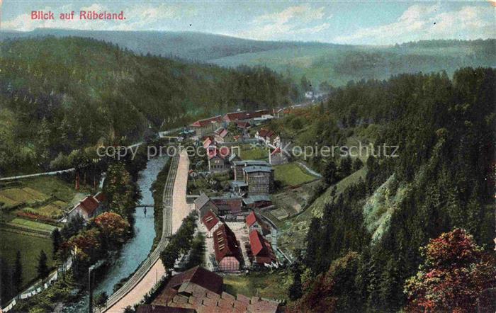 Ruebeland Elbingerode Harz Panorama Offizielle Ansichtskarte Nr. 3