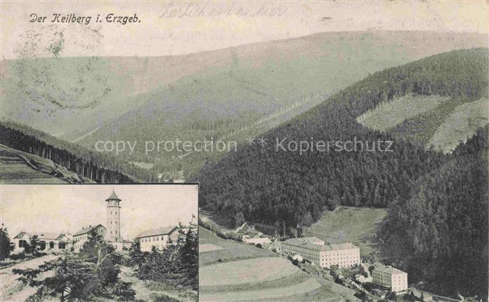 Keilberg Erzgebirge Klinovec v Rudhori 1244m CZ Panorama Elbeckental Tabakfabrik