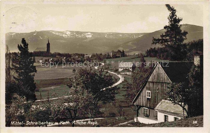 Mittel-Schreiberhau Mittelschreiberhau Szklarska Poreba Riesengebirge PL Panoram