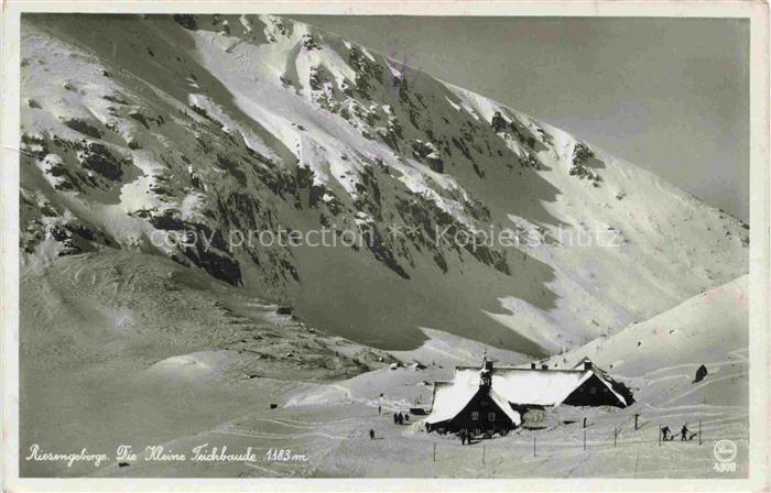 Karpacz Krummhuebel Riesengebirge PL Alpines Skigelaende an der Kleinen Teichbau
