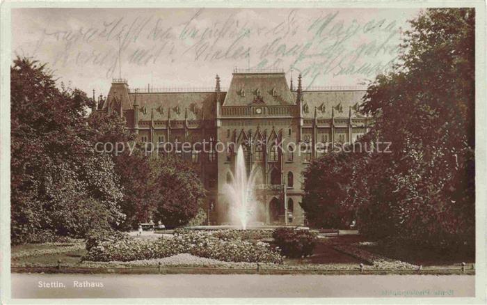 Stettin SZCZECIN Pommern PL Rathaus