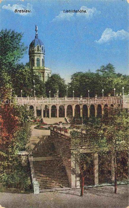 Breslau WROCLAW PL Liebichshoehe Feldpost