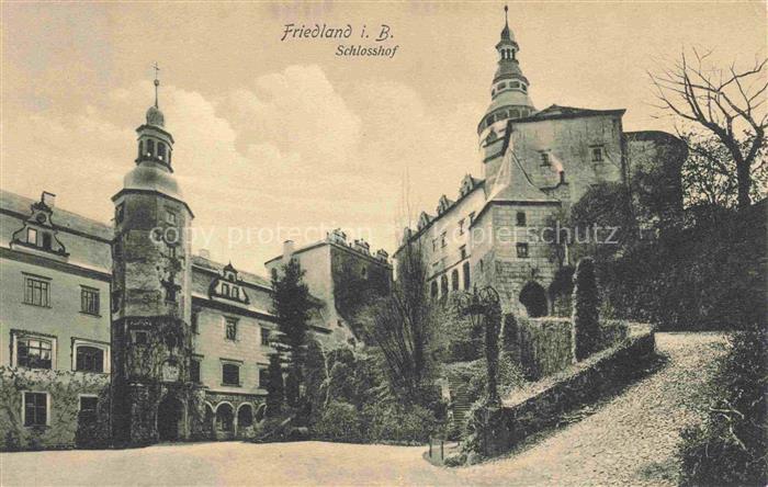 Friedland Schloss Boehmen Frydlant v Cechach CZ Schloss Schlosshof