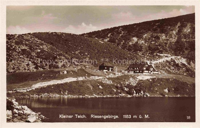 Karpacz Krummhuebel Riesengebirge PL Kleiner Teich Baude