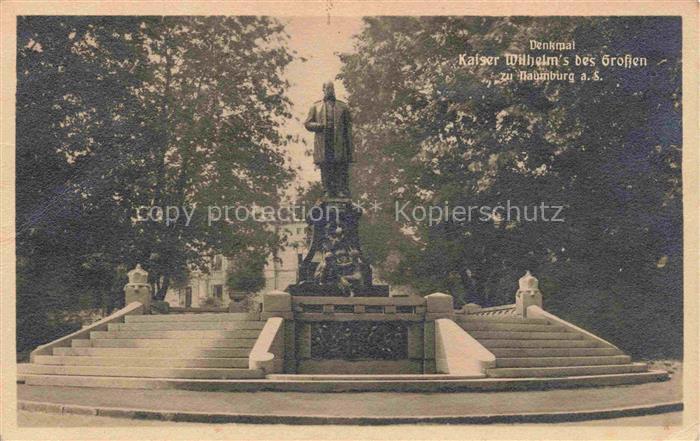 Naumburg  Saale Denkmal Kaiser Wilhelm der Grosse