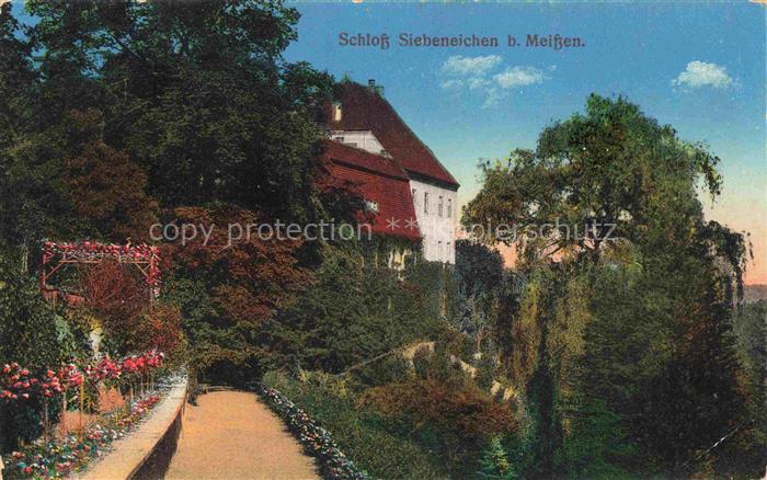 MEIssEN Elbe Sachsen Schloss Siebeneichen