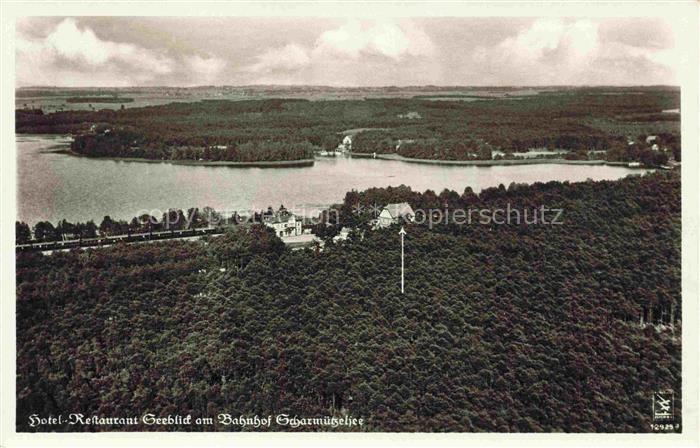 Scharmuetzelsee Bad Saarow Brandenburg Panorama Seeblick Hotel Restaurant Pensio