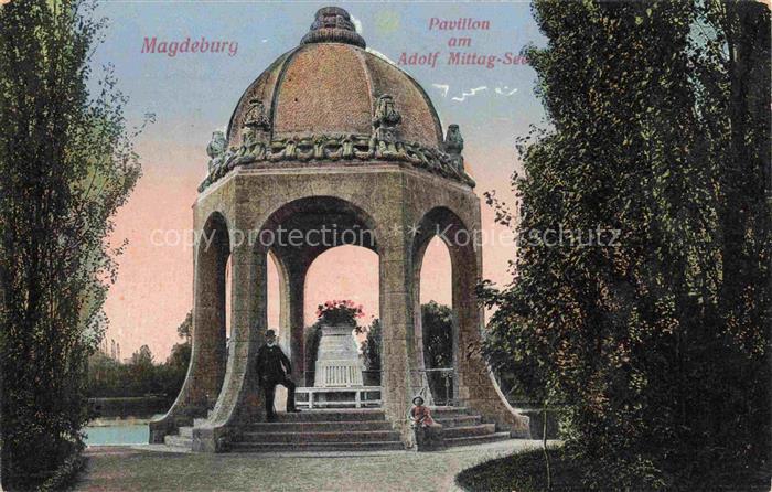 MAGDEBURG  CITY Pavillon am Adolf Mittag See