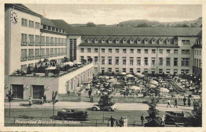 Oberschlema Erzgebirge Sachsen Kurhaus Staerkste Radiumbad der Welt