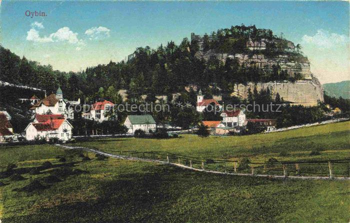 Oybin Sachsen Teilansicht