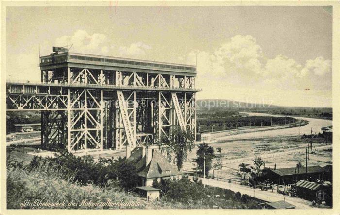 Niederfinow Barnim Brandenburg Schiffshebewerk des Hohenzollernkanals