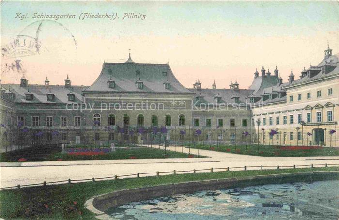 Pillnitz Dresden Koeniglicher Schlossgarten Fliederhof