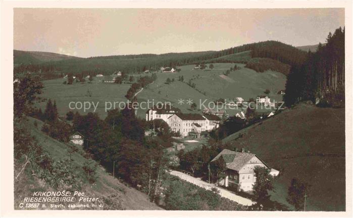 Petzer Riesengebirge CZ Panorama