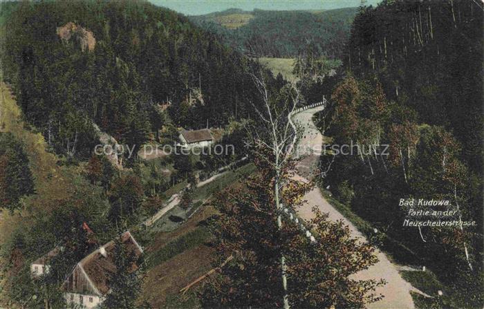 Bad Kudowa Kudowa-Zdroj Niederschlesien PL Panorama