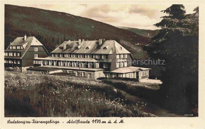 Spindleruv Mlyn Spindelmuehle Riesengebirge CZ Adolfbaude Bergbaude