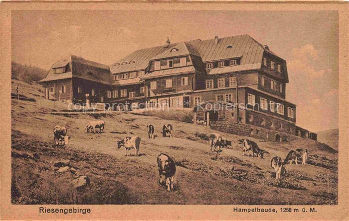 Krummhuebel Karpacz Riesengebirge PL Hampelbaude