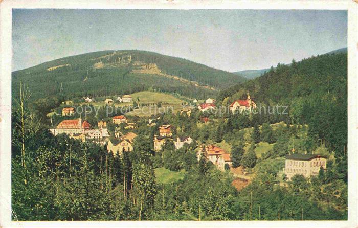 Johannisbad Janske Lazne Boehmen Riesengebirge CZ Panorama