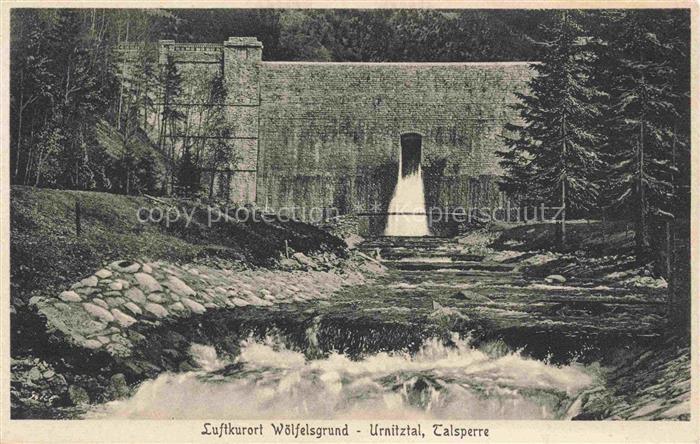 Woelfelsgrund Urnitztal Miedzygorze Glatz PL Talsperre